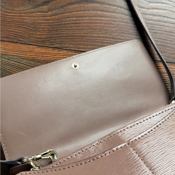 kate spade Blush Pink Leather Crossbody with Gold Plaque - Picture 16 of 16